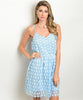 Light Blue Crochet Dress