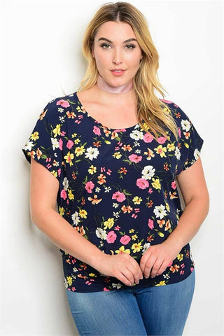 Ivory Floral Top