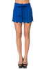 LARGE Blue Bow Scallop Shorts