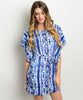 LARGE Blue flowy Style Dress