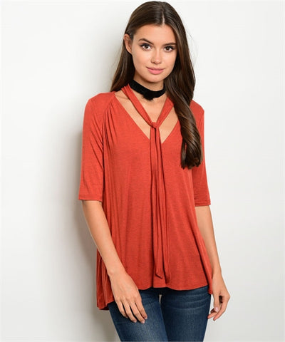 MEDIUM Coral Sleeveless button up blouse