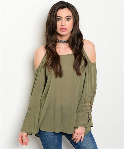 Ivory Olive Plus Size Top